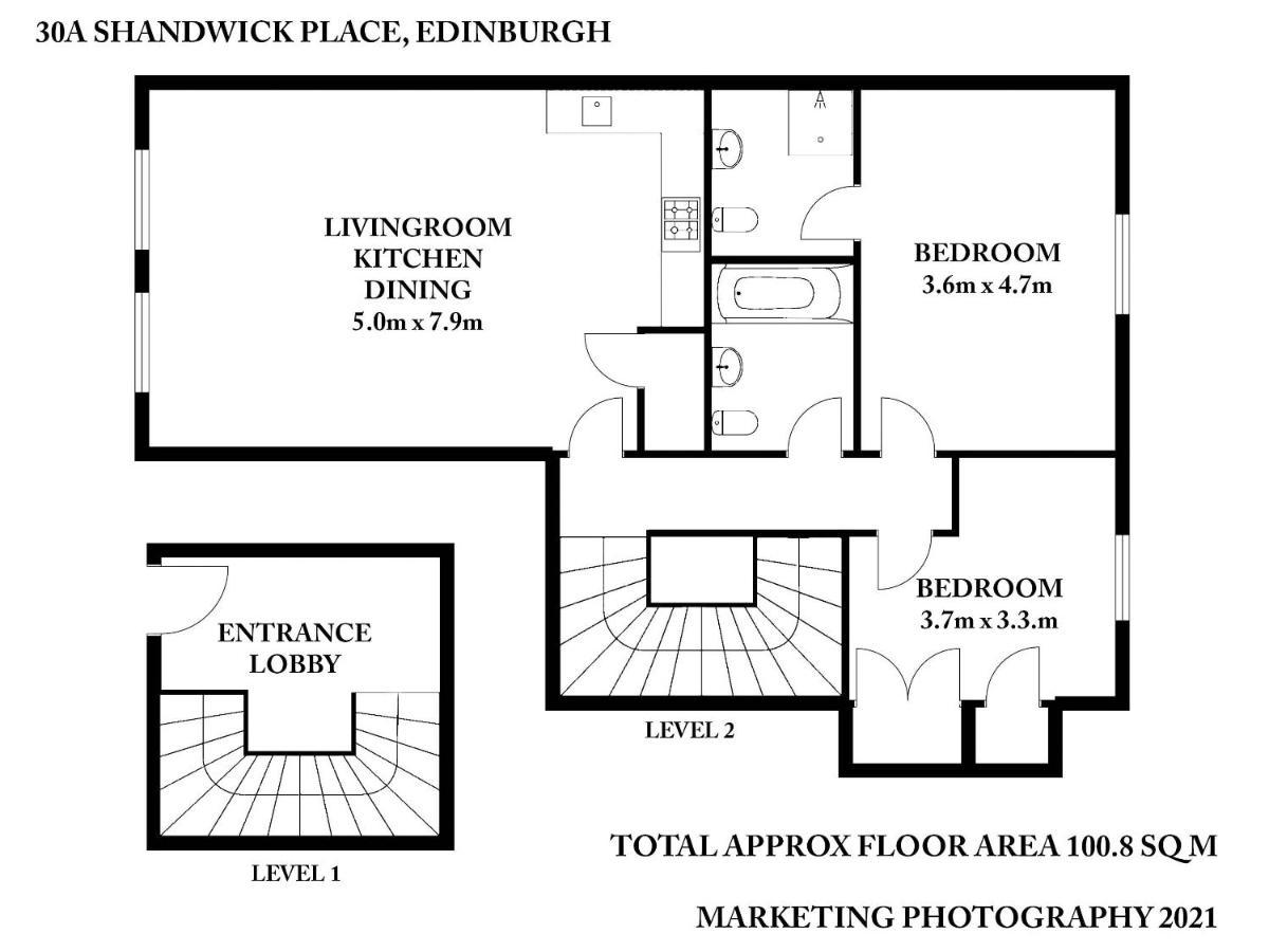 The Shandwick Place Residence No 2 Edinburg Exteriör bild